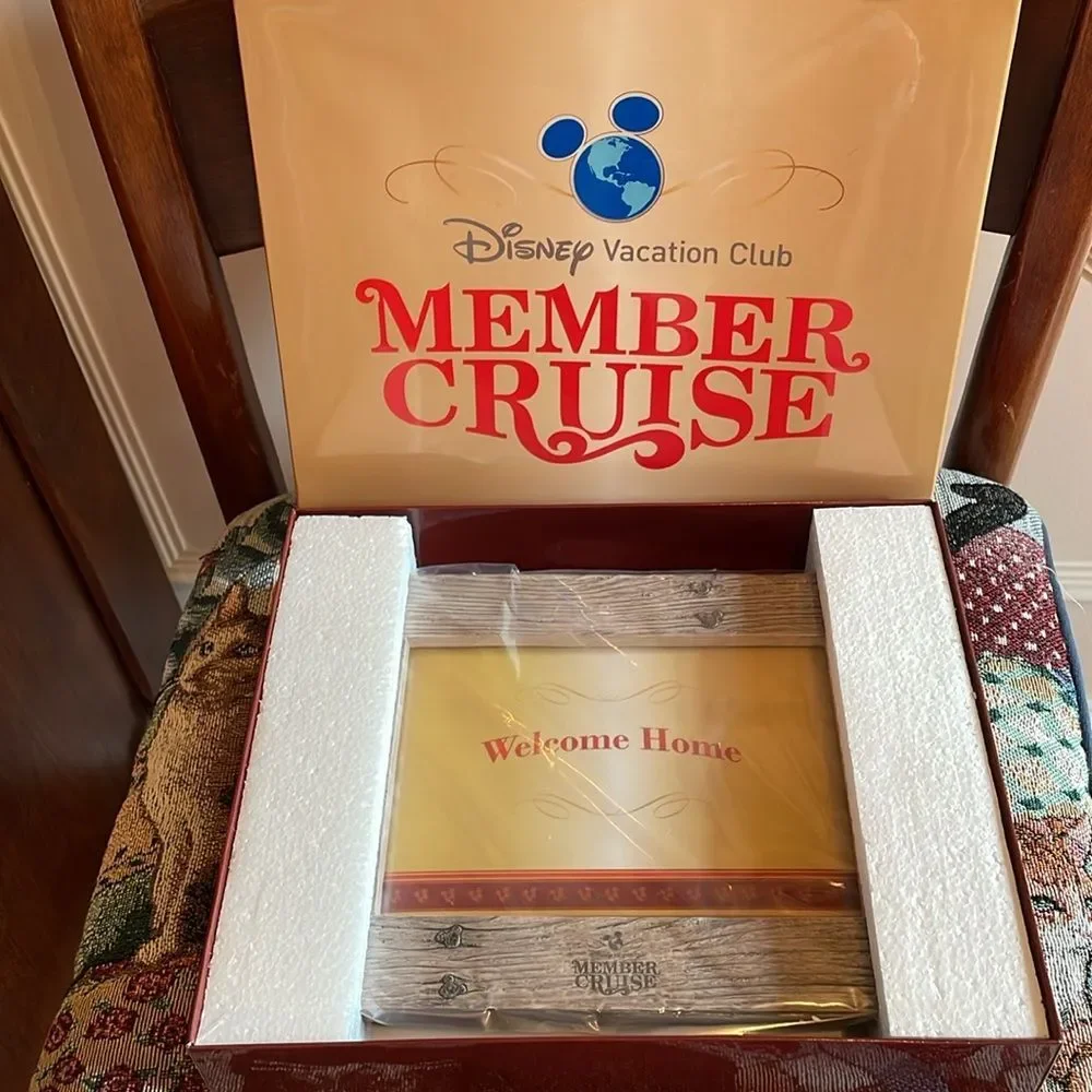 Disney Vacation Club Member Cruise Picture Photo Frame Welcome Home 2016 NIB 9x7